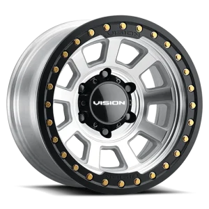 Vision Wheel Off-Road – 350 OJOS – Silver – 20″x9″ -14mm – Summer Wheels – 350BL2927ACBR-14